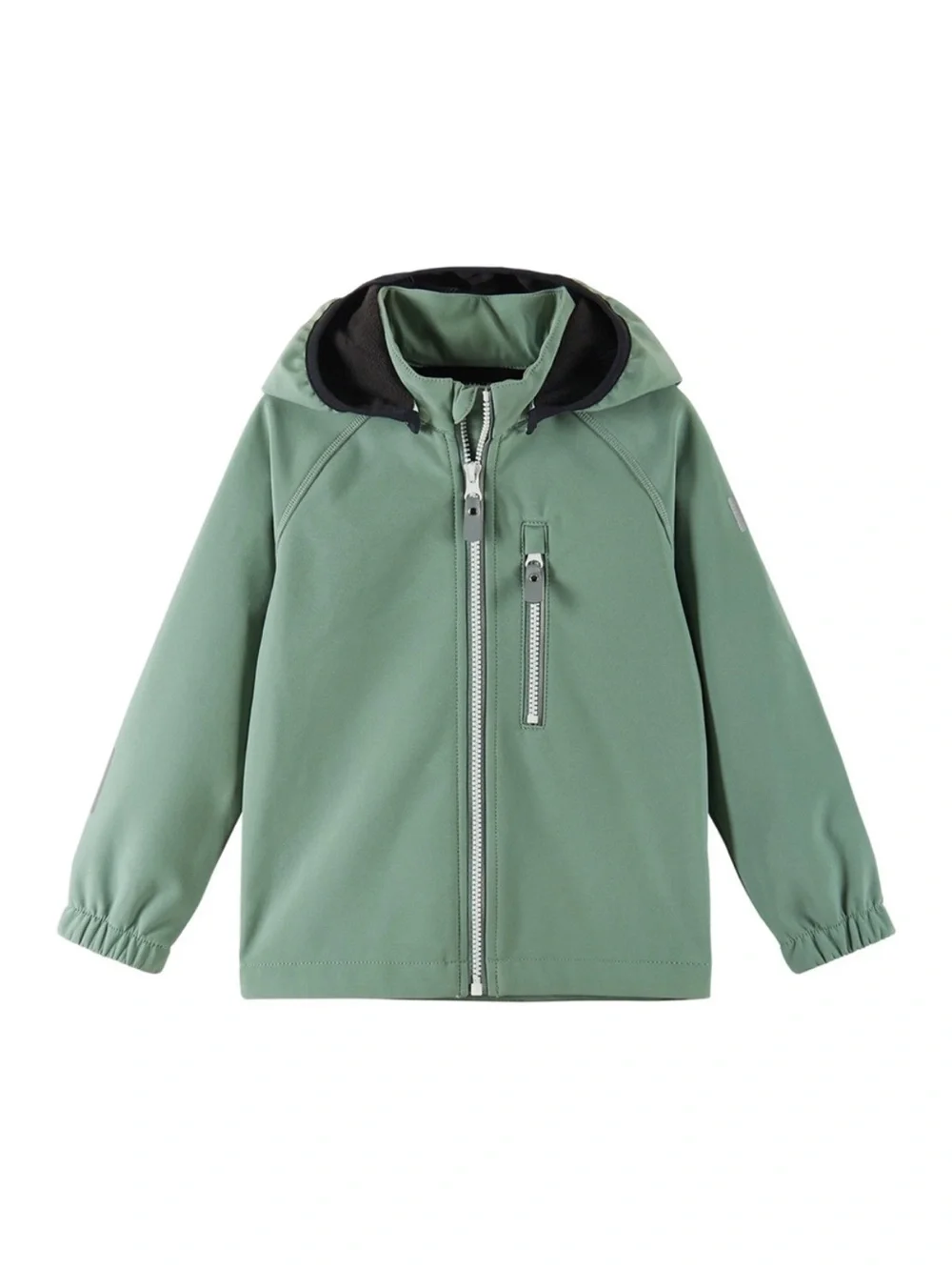 Reima Kids' Green Vantti Soft Shell Fleece-Lined Waterproof Jacket—5Y